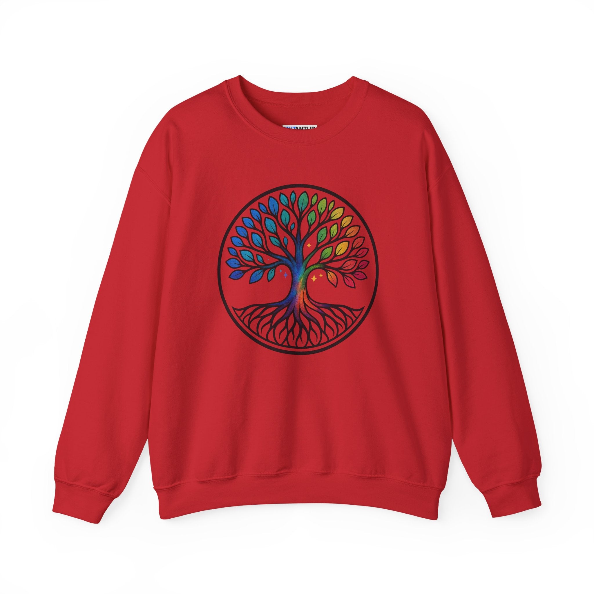 Rainbow Tree of Life Graphic Crewneck sweatshirt - Mutantur Labs LLC