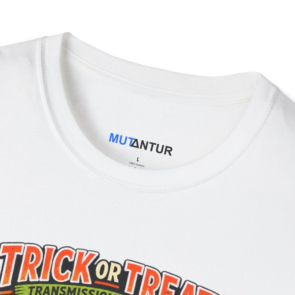 Trick or Treat UFO T-Shirt — Retro Halloween Alien Candy Abduction Tee