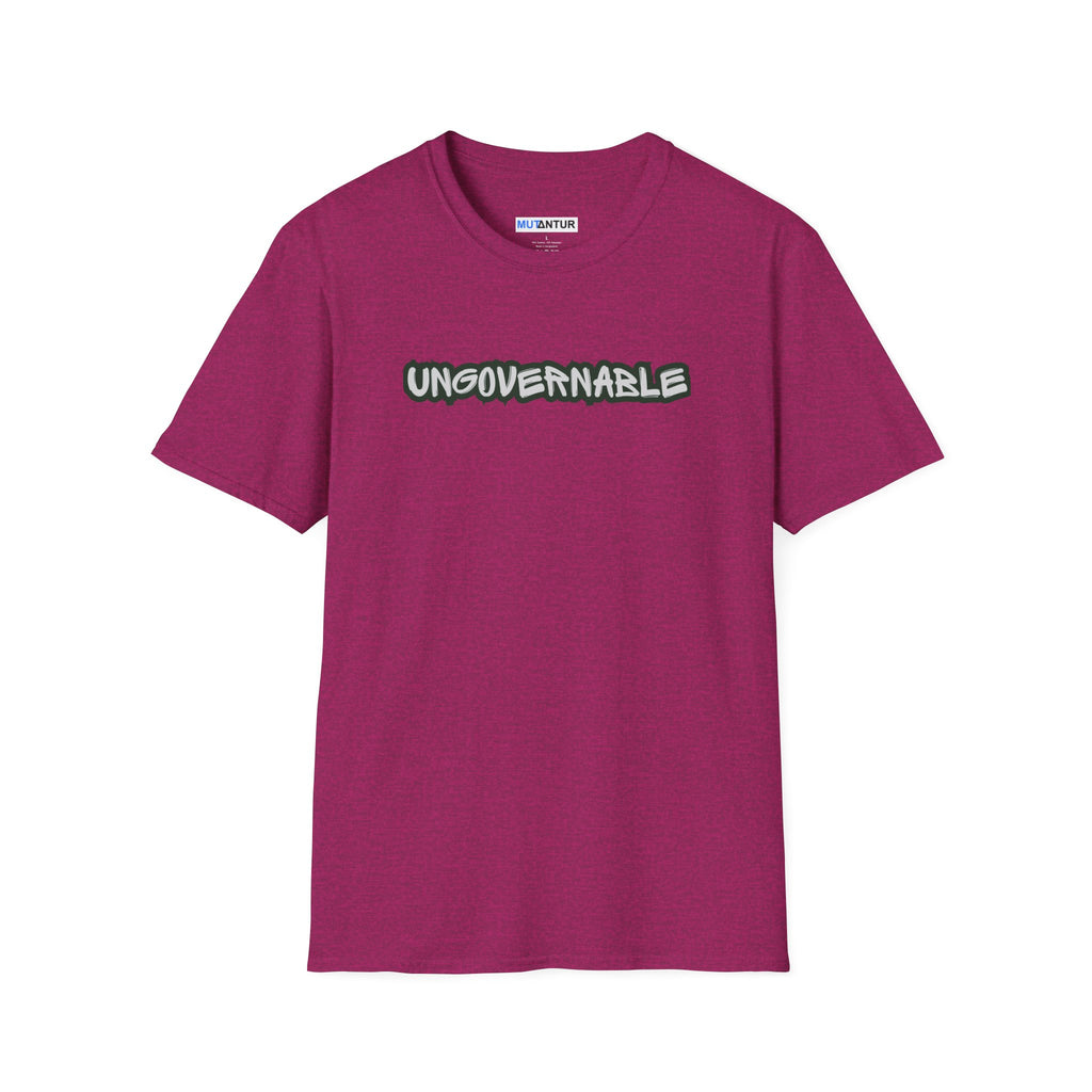 Ungovernable Graphic Tee — Bold Streetwear Statement T-Shirt - Mutantur Labs LLC