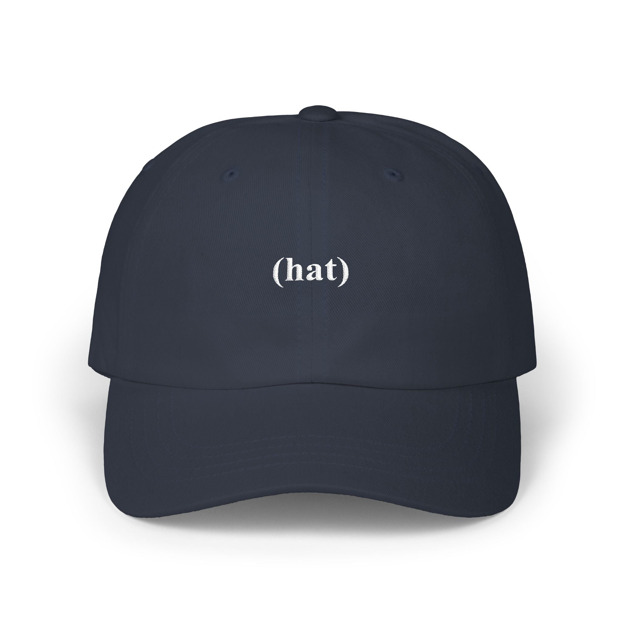 (hat) Embroidered Dad Cap — Minimal Low Profile Baseball Hat - Mutantur Labs LLC