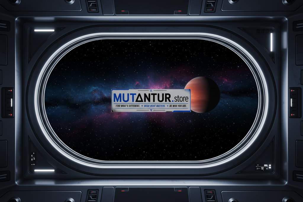 Mutantur.store Bumper Sticker | “Find What’s Different. Wear What Matters.” Car Decal