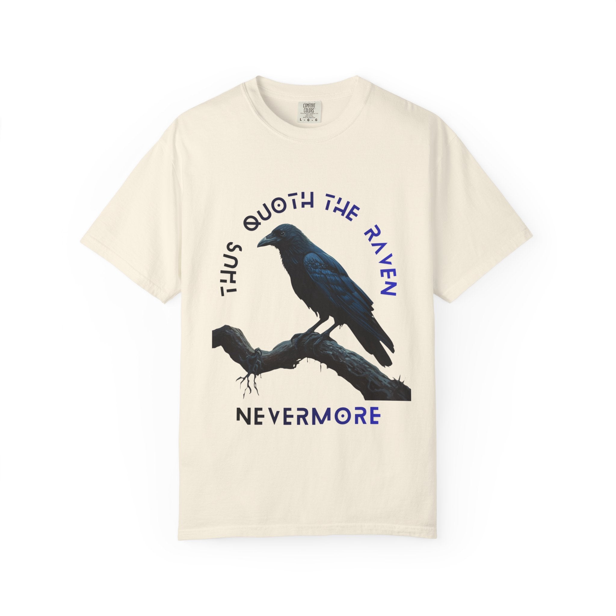 Quoth the Raven Nevermore T-shirt | Poe Literary Raven Tee - Mutantur Labs LLC