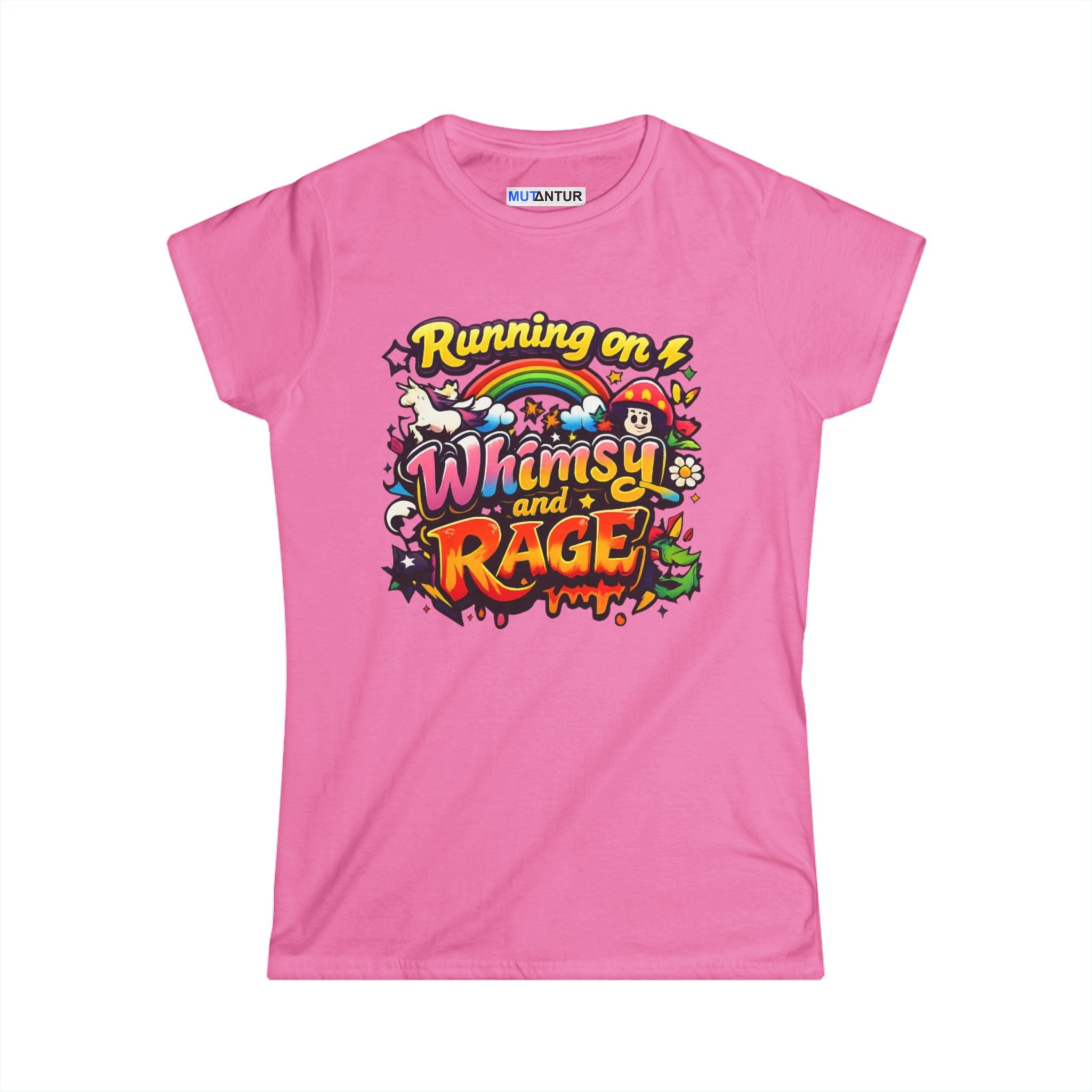 Running on Whimsy and Rage Tee - Mutantur Labs LLC