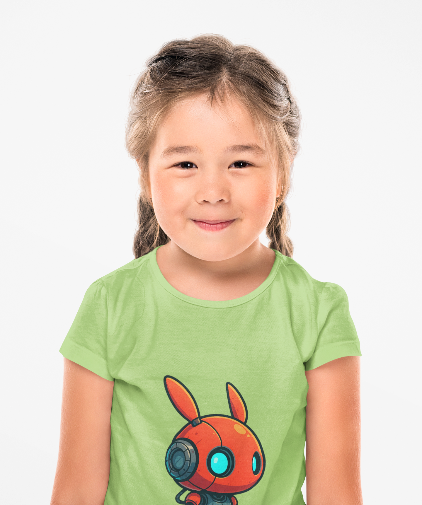 Happy RobotToddler T-shirt | Cute Sci-Fi Bunny Robot, Kids Tee - Mutantur Labs LLC