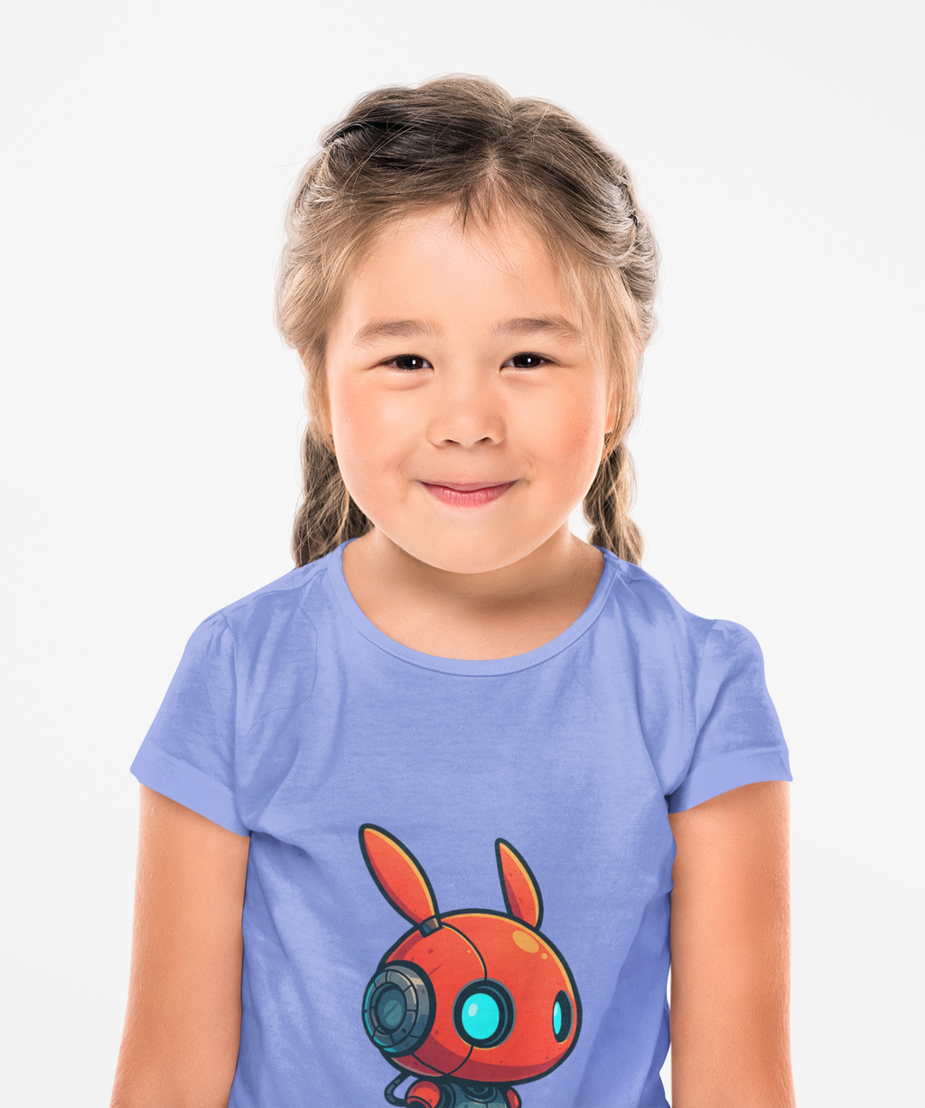 Happy RobotToddler T-shirt | Cute Sci-Fi Bunny Robot, Kids Tee - Mutantur Labs LLC