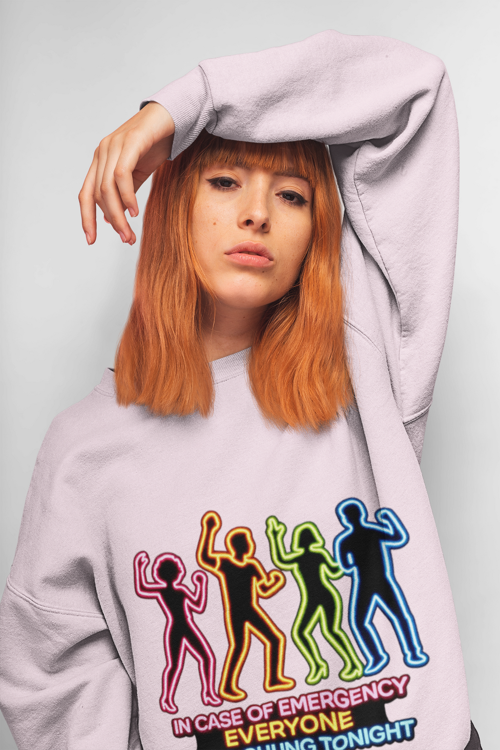 Emergency Everyone Wang Chung Tonight Sweatshirt, Cozy Playful Crewneck - Mutantur Labs LLC