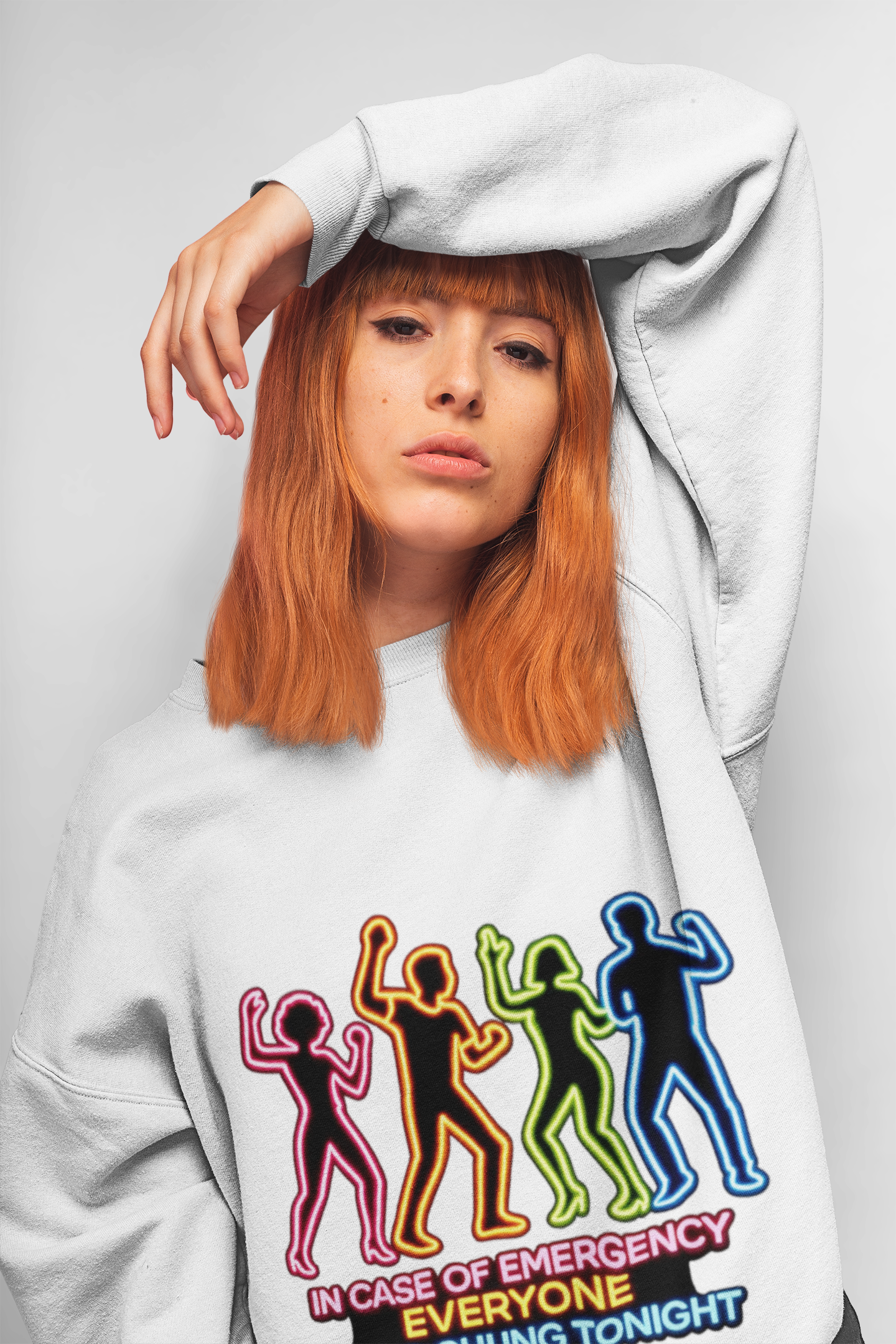 Emergency Everyone Wang Chung Tonight Sweatshirt, Cozy Playful Crewneck - Mutantur Labs LLC