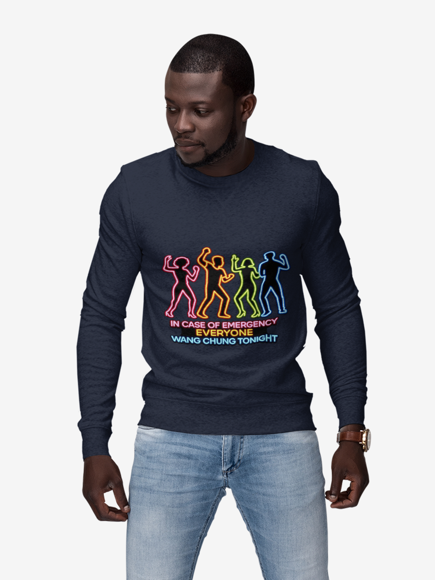 Emergency Everyone Wang Chung Tonight Sweatshirt, Cozy Playful Crewneck - Mutantur Labs LLC