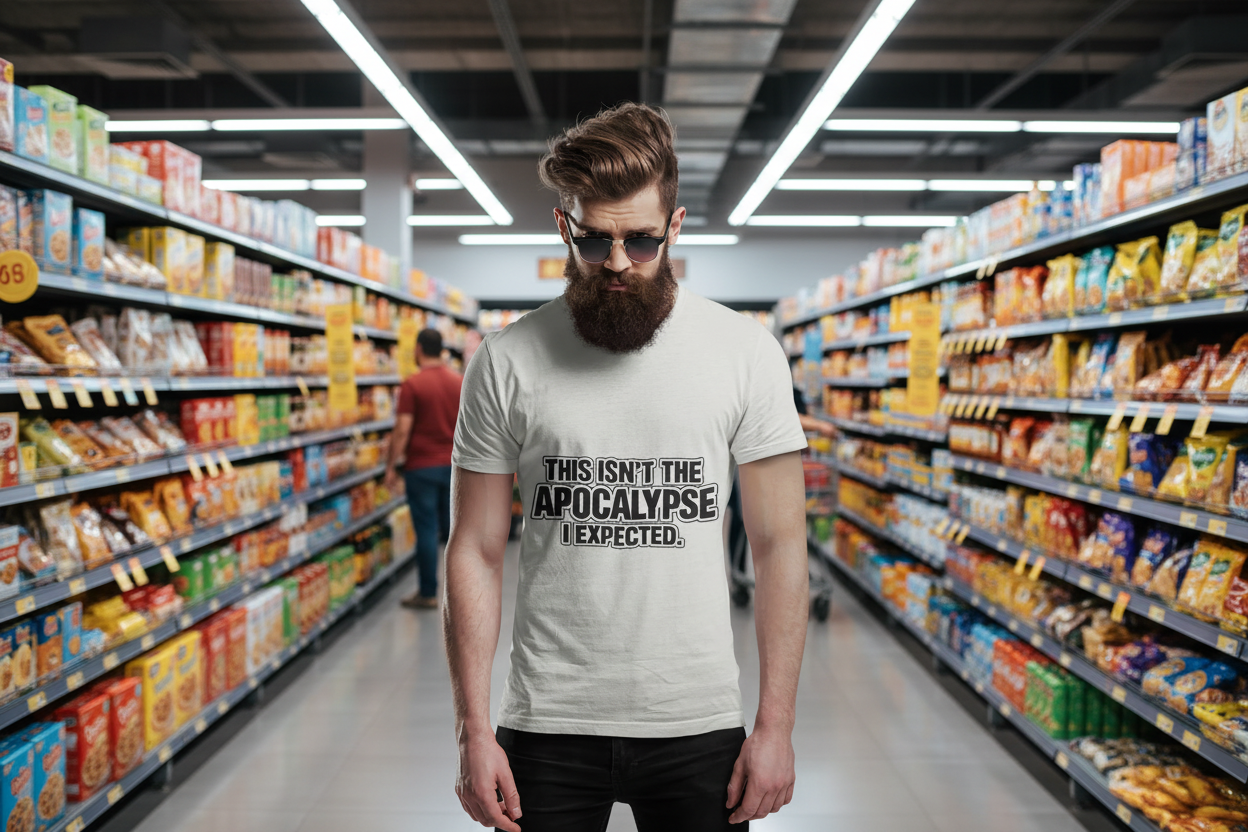 This Isn’t the Apocalypse I Expected T-Shirt | Funny Sarcastic Comfort Colors Tee - Mutantur Labs LLC