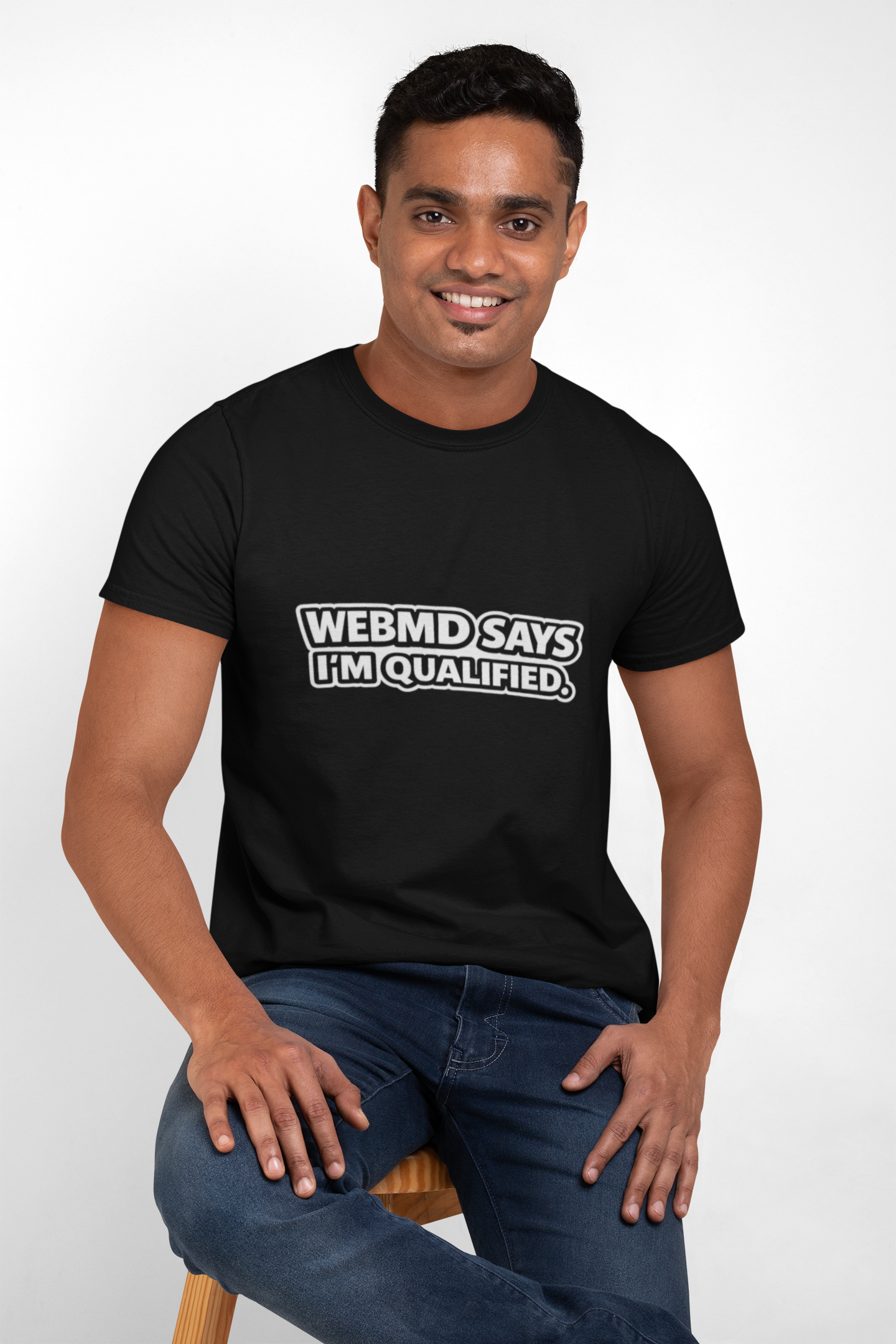 WebMD Says I’m Qualified Funny Medical Joke Tee - Mutantur Labs LLC