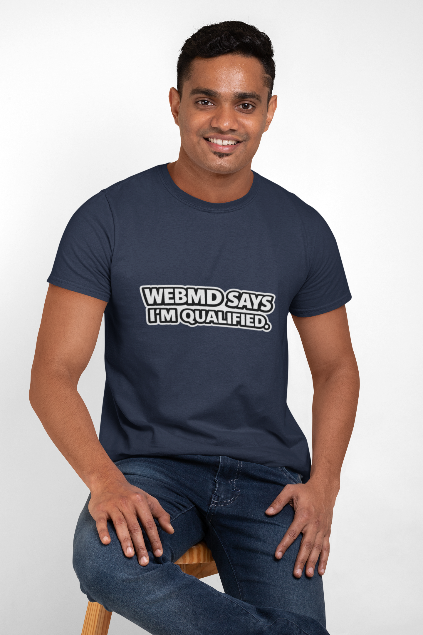 WebMD Says I’m Qualified Funny Medical Joke Tee - Mutantur Labs LLC