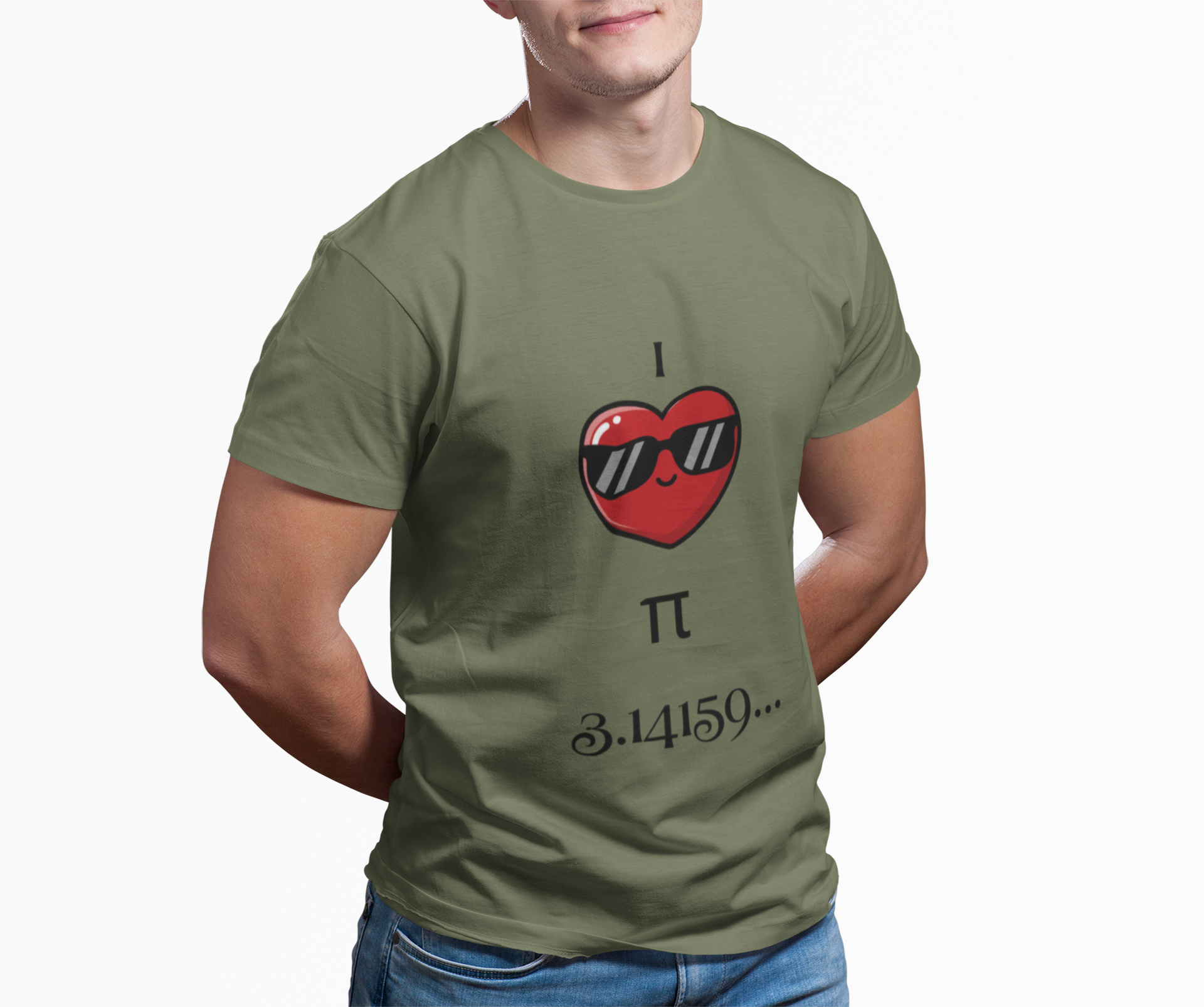Pi Love T-Shirt — I π 3.14159... Math lover shirt - Mutantur Labs LLC