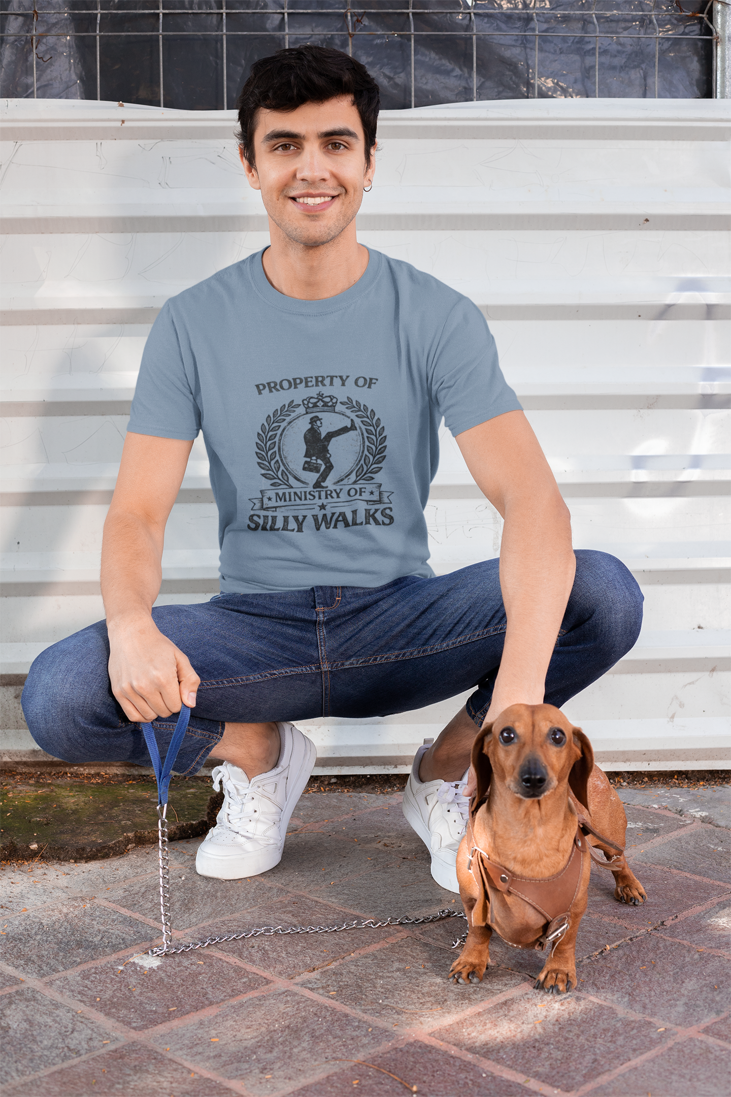 Ministry of Silly Walks T-Shirt Funny python Parody Comfort Colors Tee - Mutantur Labs LLC