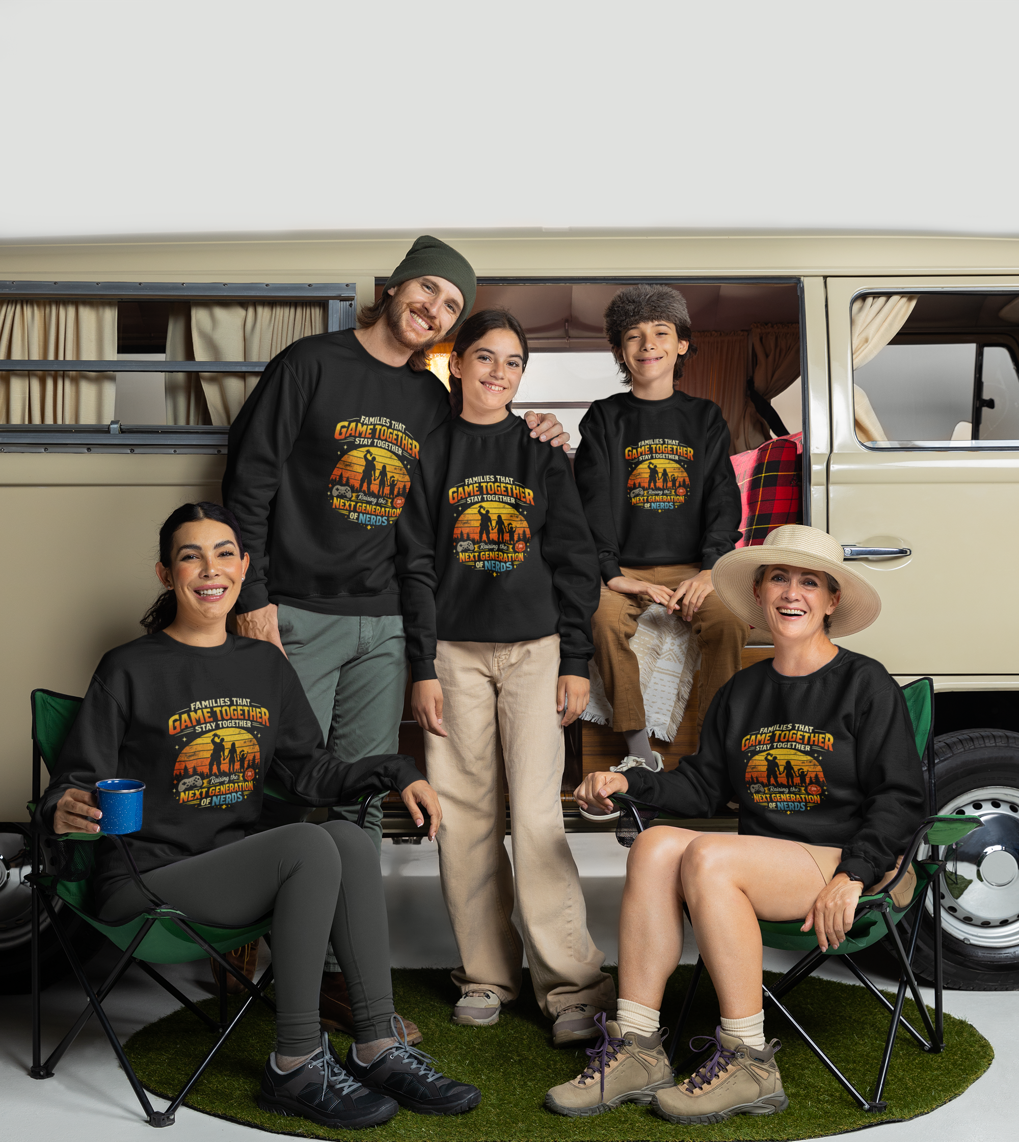 Families That Game Together Stay Together Sweatshirt - Mutantur Labs LLC