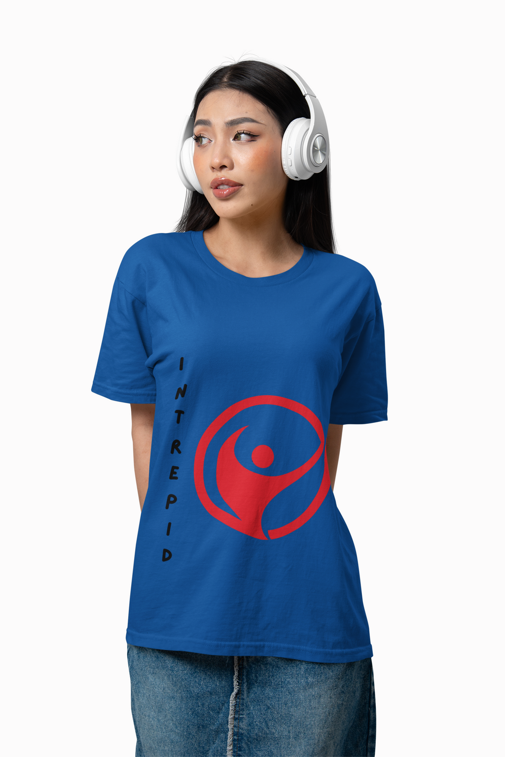 Intrepid Red Human Emblem T-Shirt | Empowerment Graphic Tee - Mutantur Labs LLC