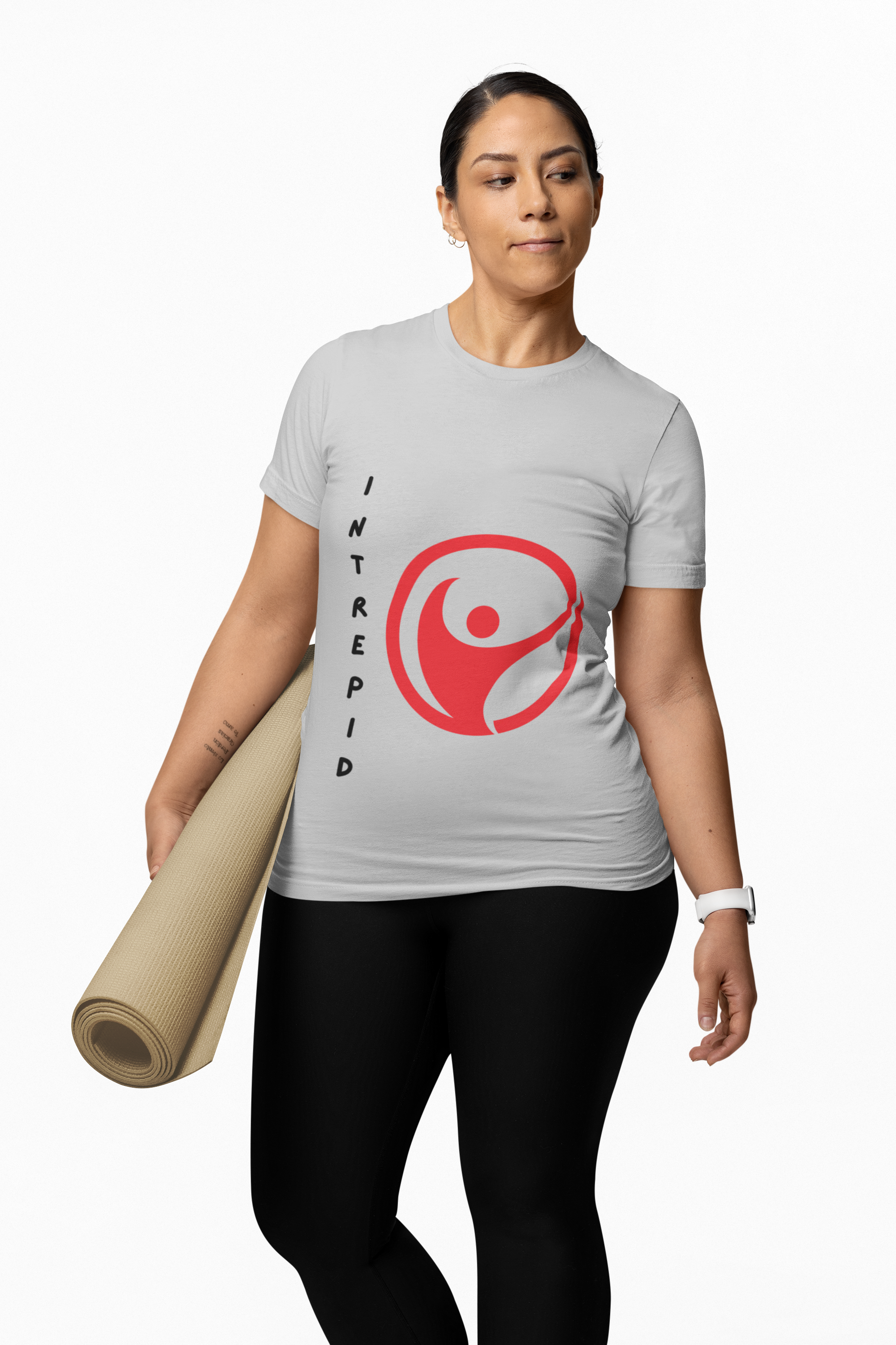 Intrepid Red Human Emblem T-Shirt | Empowerment Graphic Tee - Mutantur Labs LLC