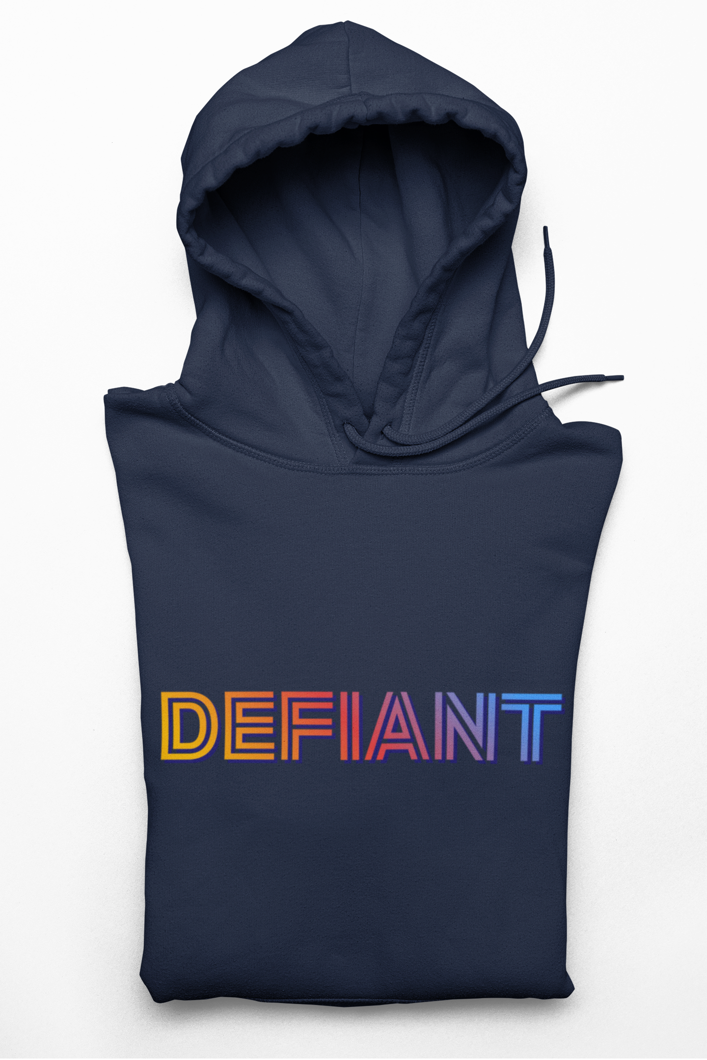 Defiant Rainbow Hoodie — Bold Graphic Pullover - Mutantur Labs LLC