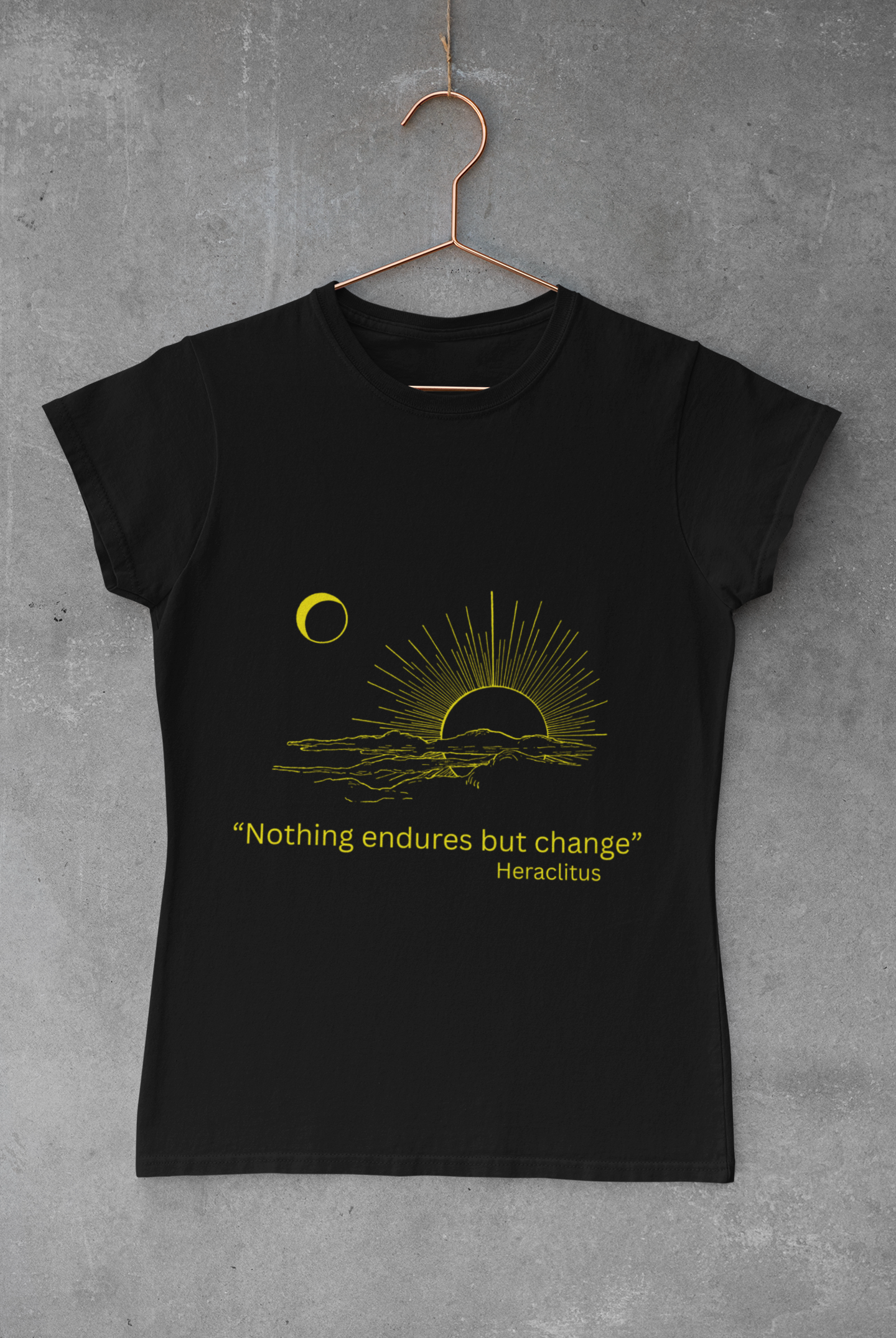 Nothing Endures but Change T-Shirt | Philosophical Quote Graphic Tee - Mutantur Labs LLC