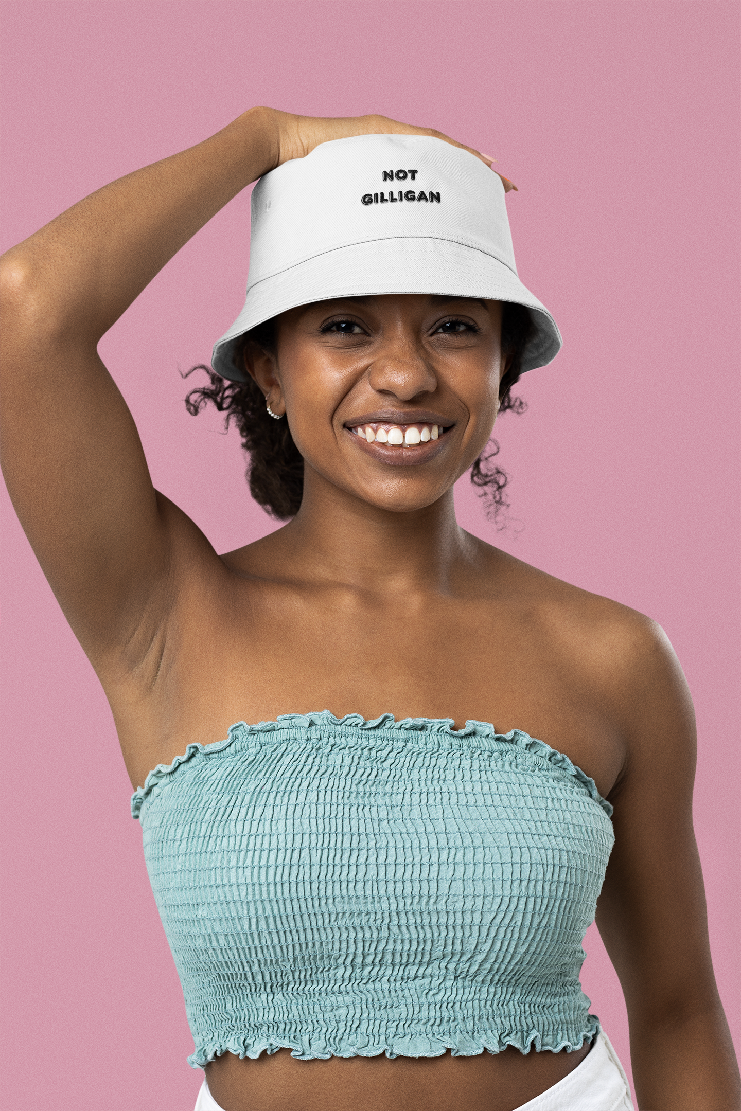 Not Gilligan Bucket Hat | Funny Embroidered Retro Hat - Mutantur Labs LLC