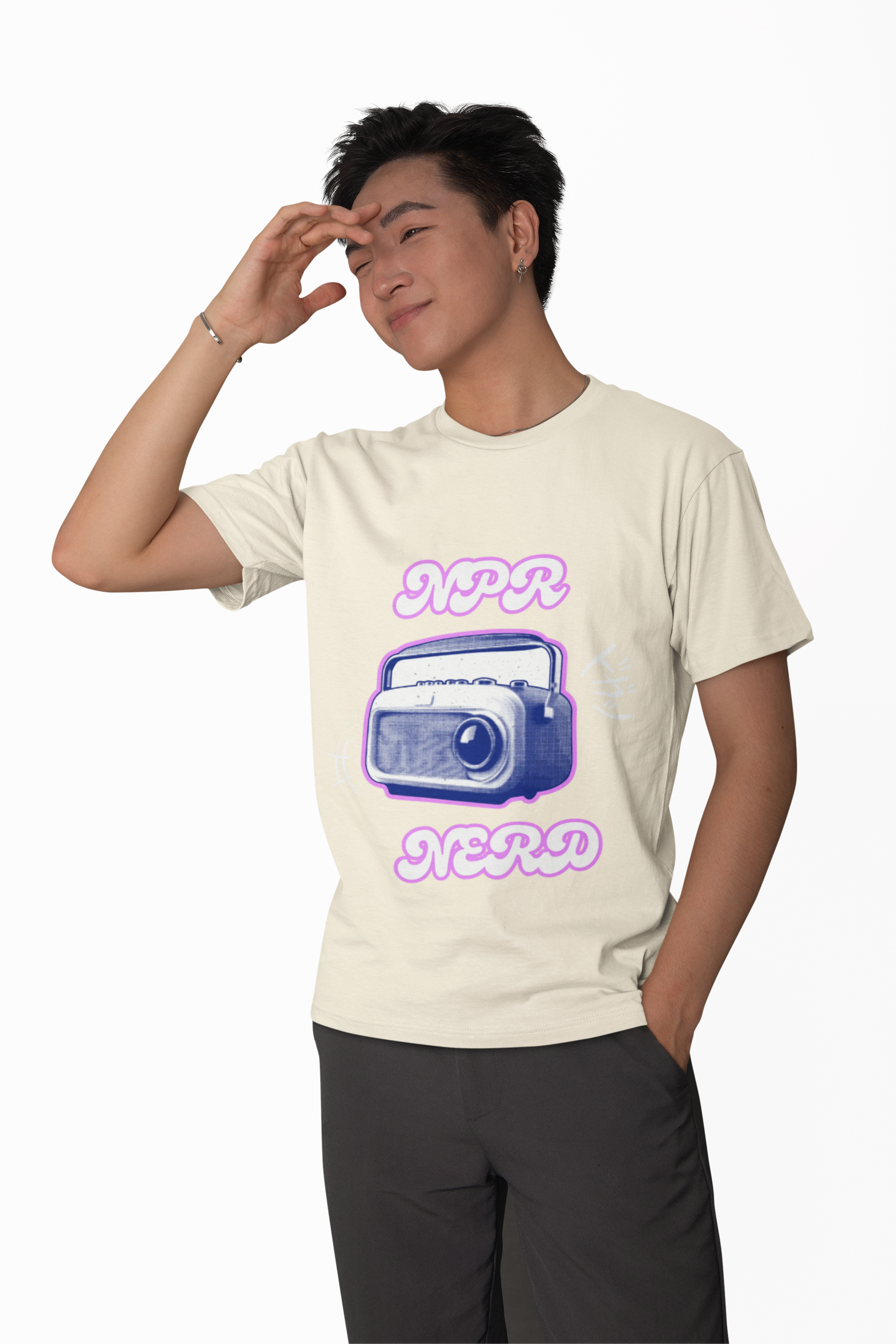 NPR Nerd T-Shirt | Retro Radio Graphic Tee - Mutantur Labs LLC