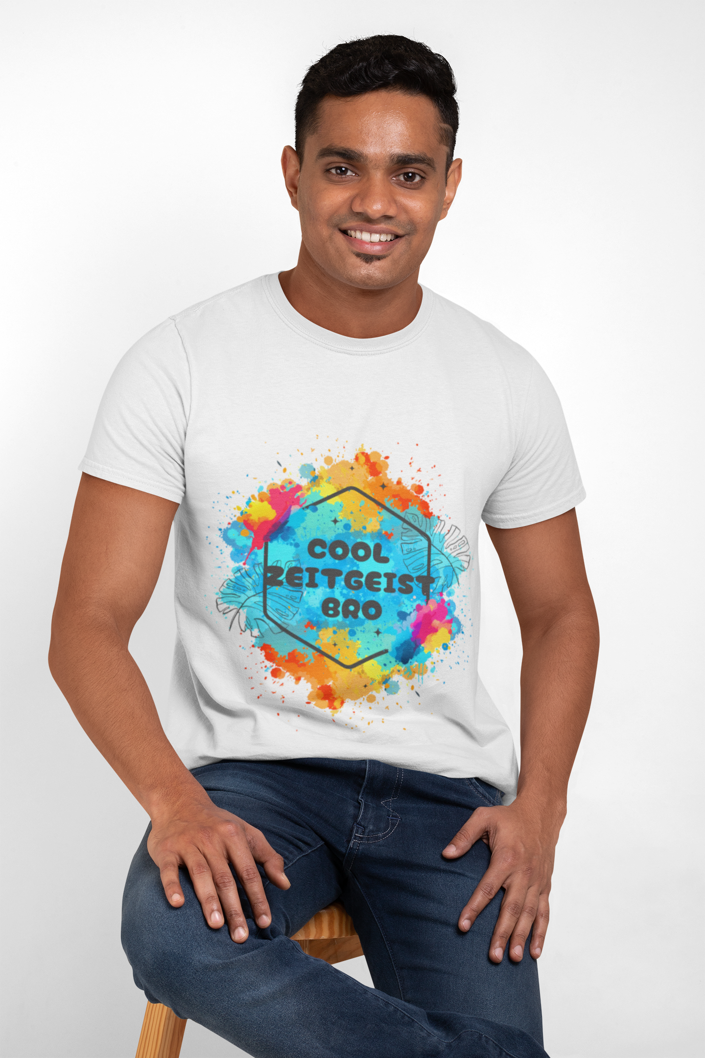 Cool Zeitgeist Bro Shirt Funny Colorful Graphic Tee for Word Nerds - Mutantur Labs LLC