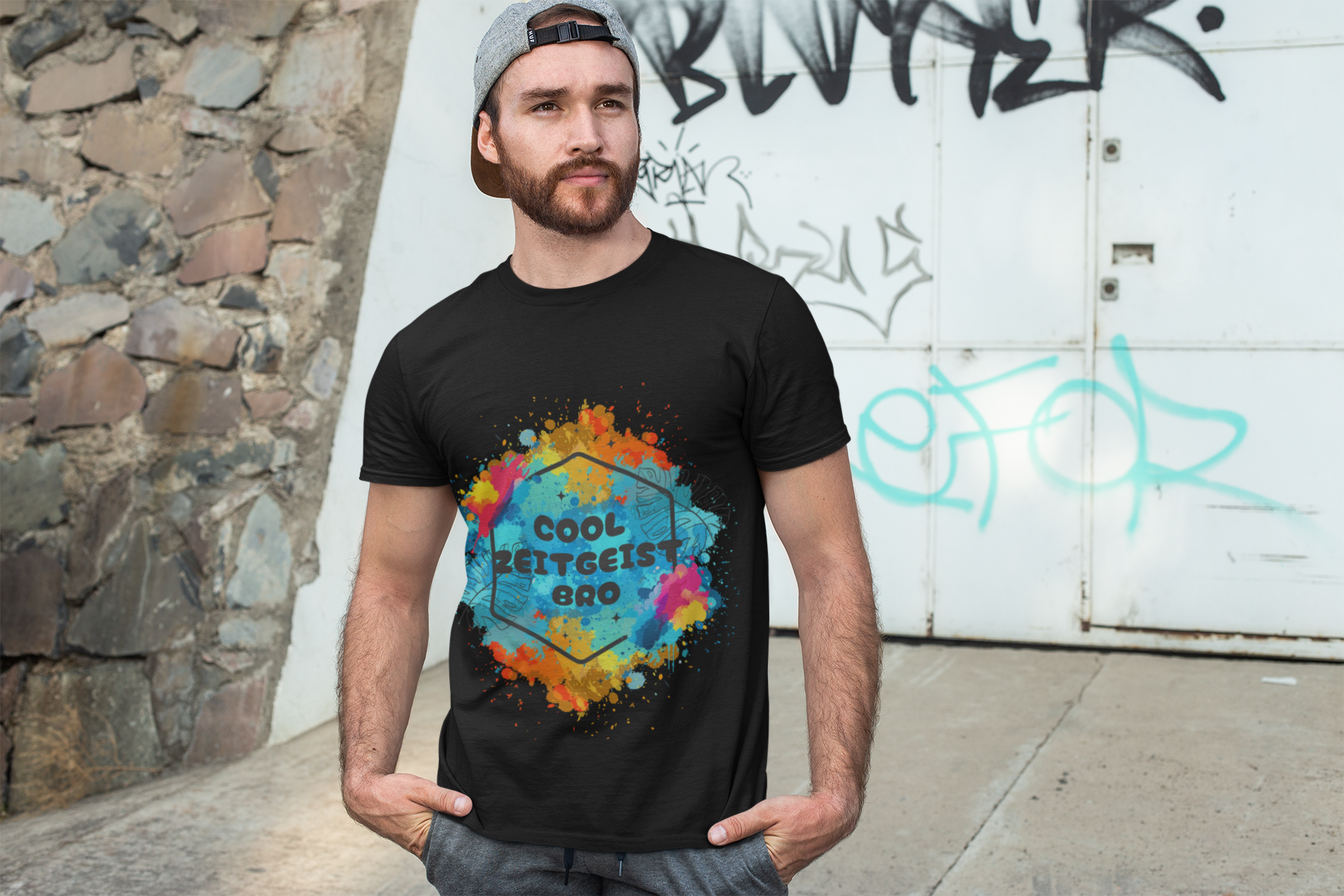Cool Zeitgeist Bro Shirt Funny Colorful Graphic Tee for Word Nerds - Mutantur Labs LLC