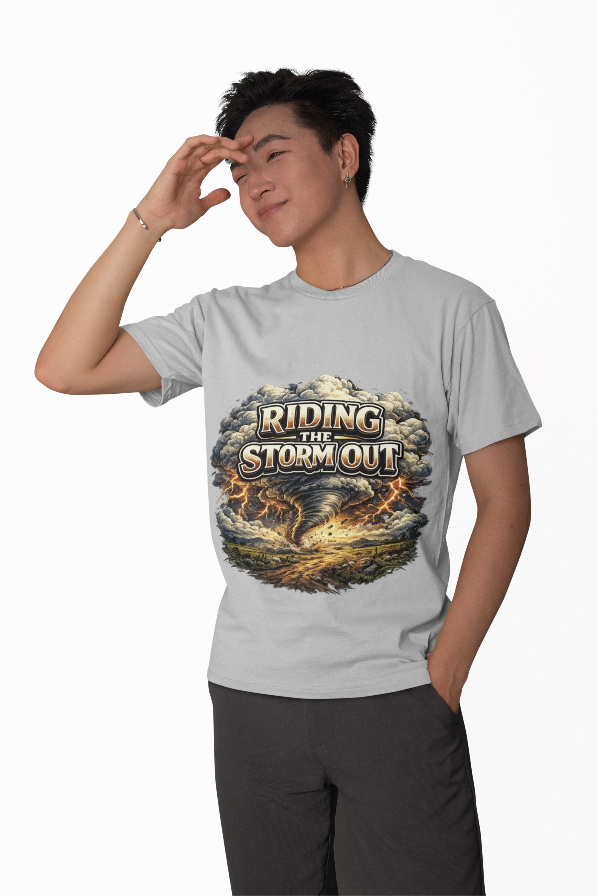 Riding the Storm Out T-Shirt | Resilient Graphic Tee - Mutantur Labs LLC