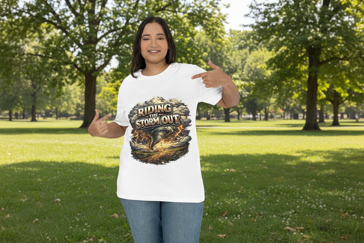 Riding the Storm Out T-Shirt | Resilient Graphic Tee - Mutantur Labs LLC