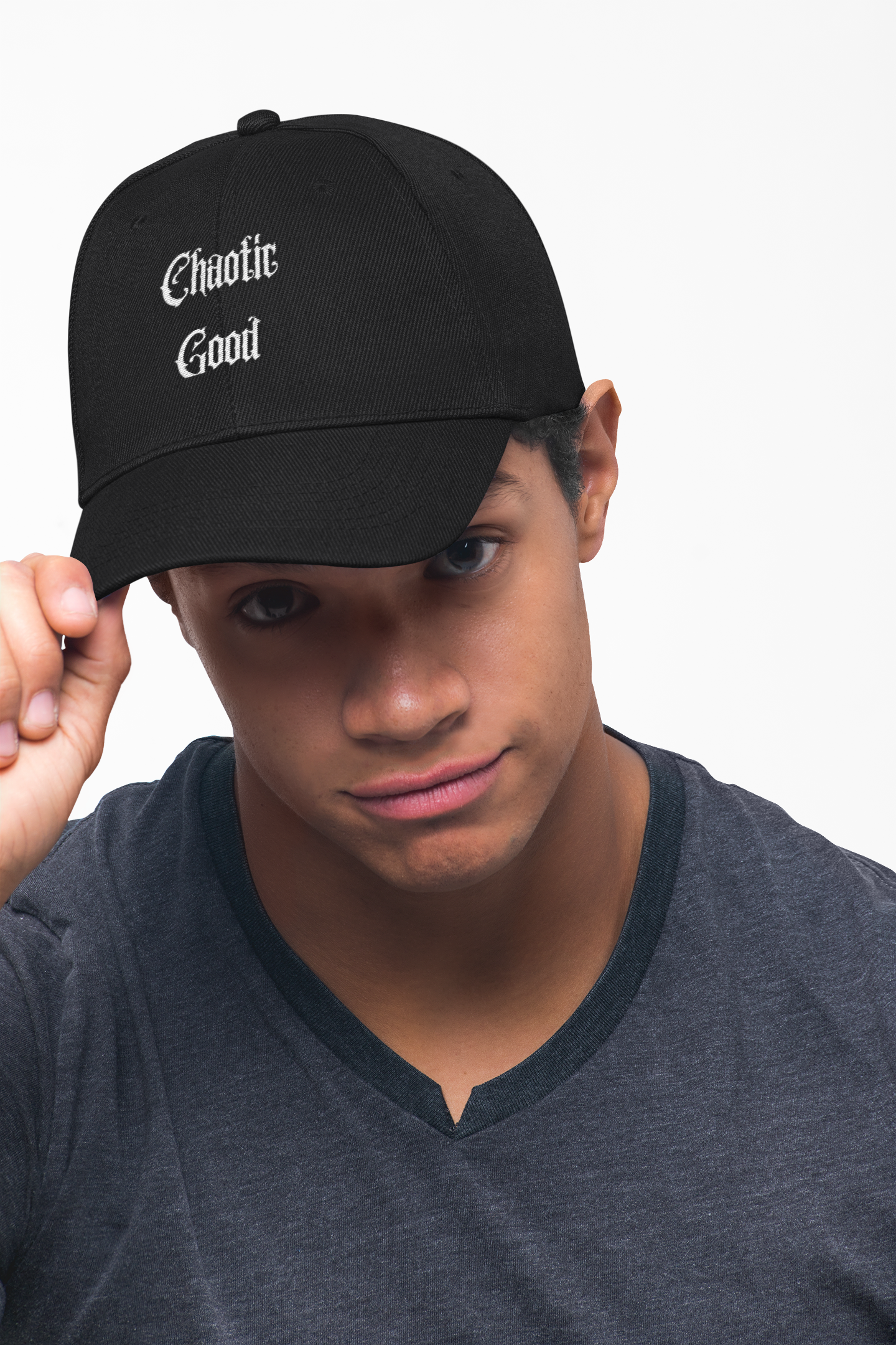 Chaotic Good Embroidered Corduroy Hat | Vintage RPG Nerd Cap - Mutantur Labs LLC