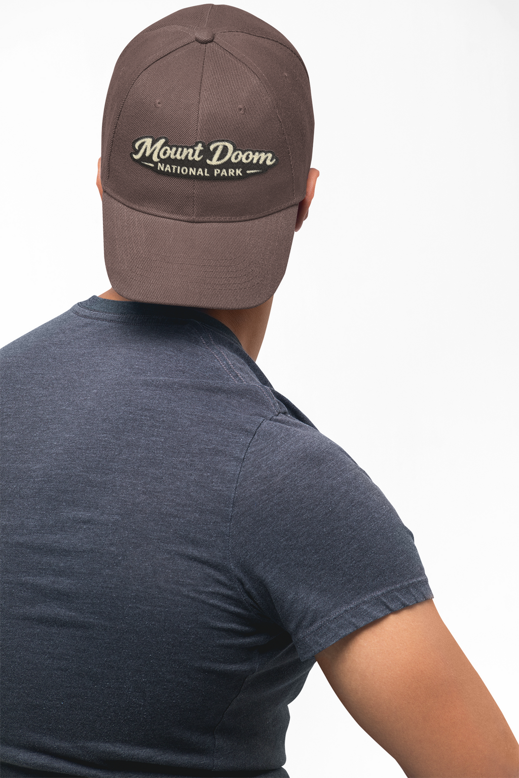 Mount Doom National Park Corduroy Cap — Vintage Embroidered Baseball Hat - Mutantur Labs LLC
