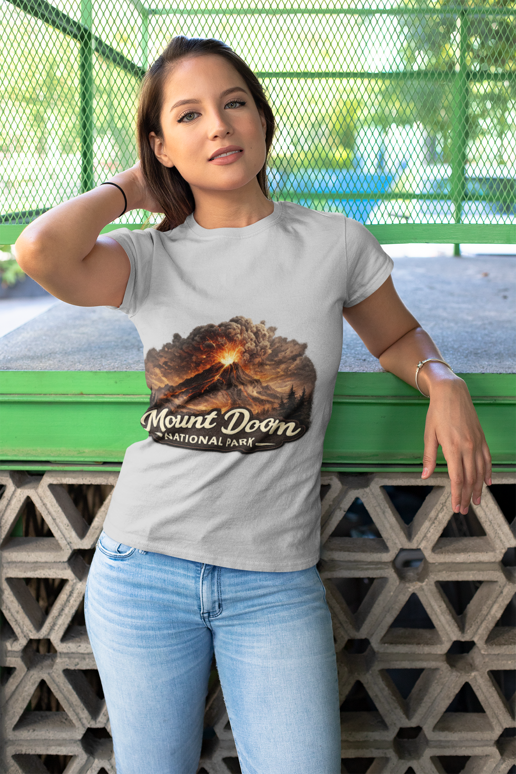 Mount Doom National Park T-Shirt — Volcanic Eruption Graphic Tee - Mutantur Labs LLC
