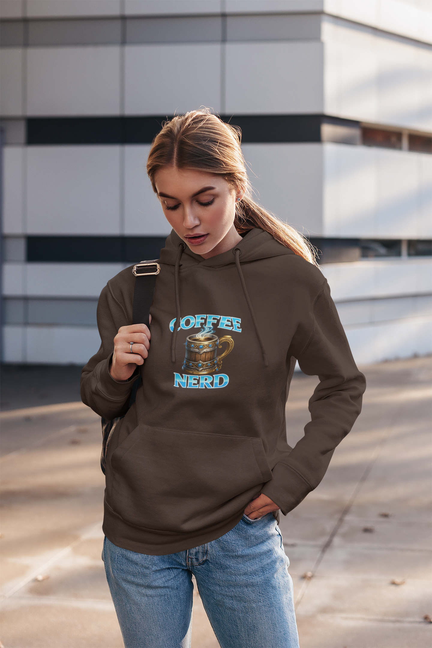 Coffee Nerd Hoodie — Medieval Coffee Lover Sweatshirt - Mutantur Labs LLC