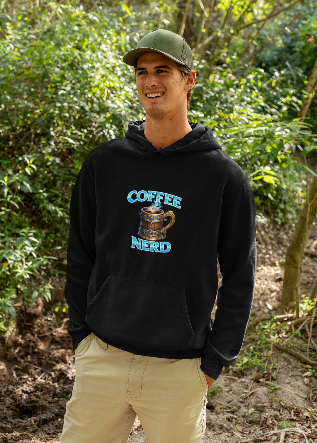 Coffee Nerd Hoodie — Medieval Coffee Lover Sweatshirt - Mutantur Labs LLC