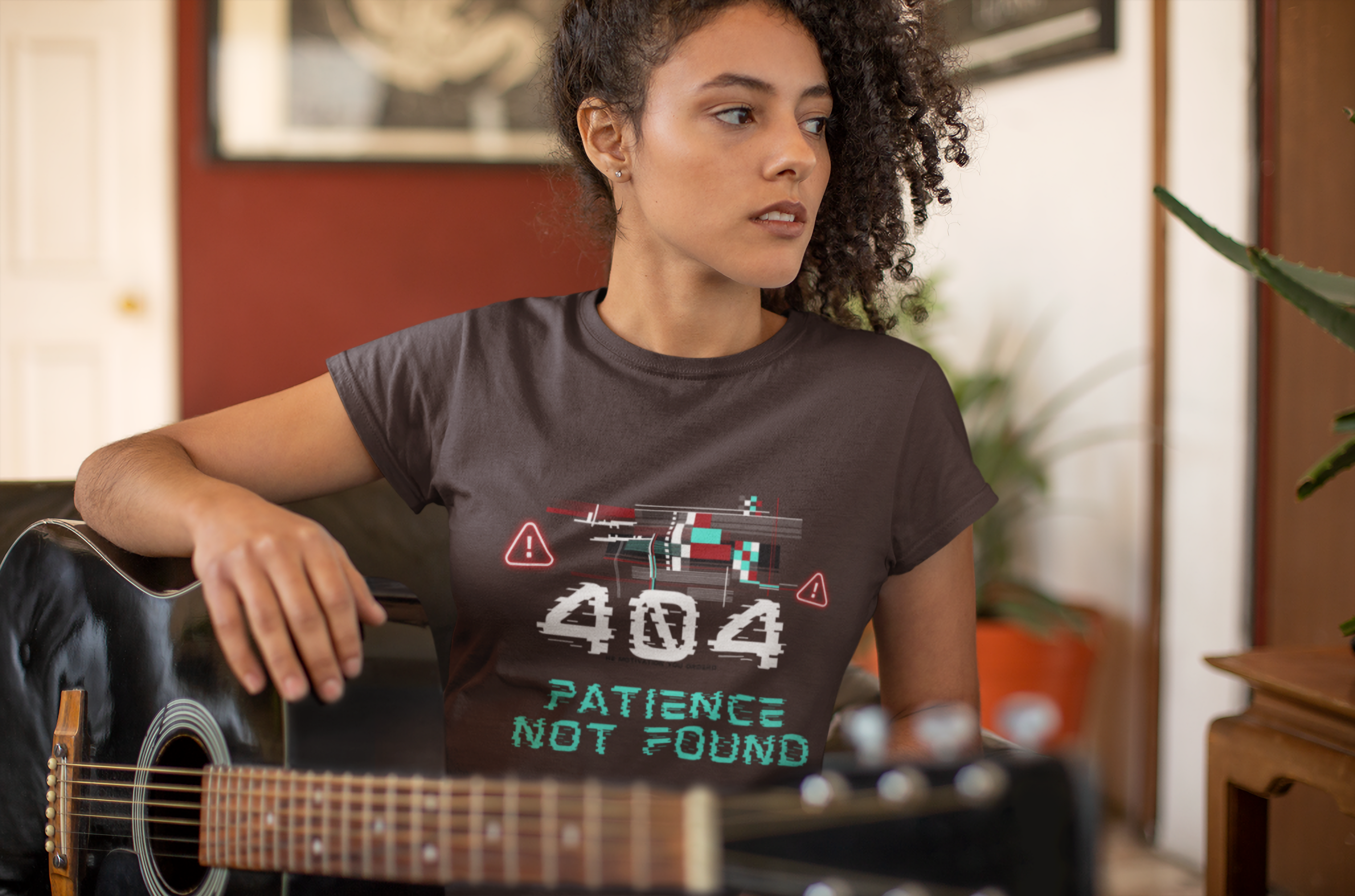 404 Patience Not Found Retro Glitch Tech Tee - Mutantur Labs LLC