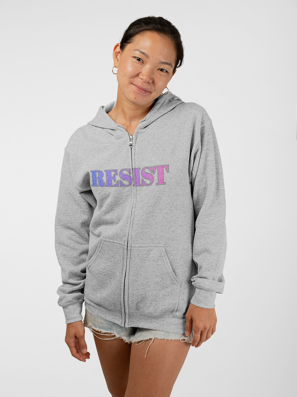 RESIST zip hooded sweatshirt Protest Gear - Mutantur Labs LLC