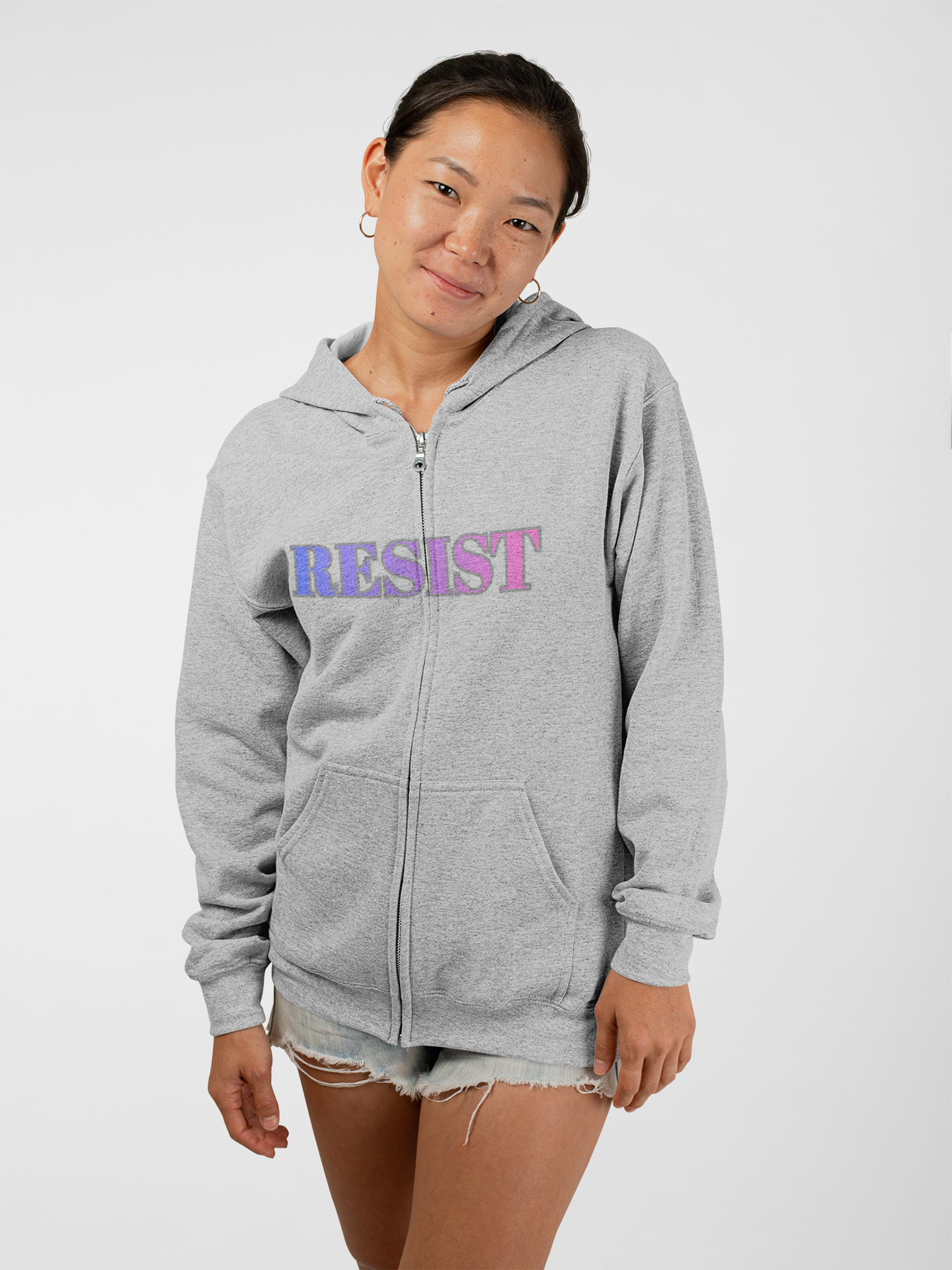 RESIST zip hooded sweatshirt Protest Gear - Mutantur Labs LLC