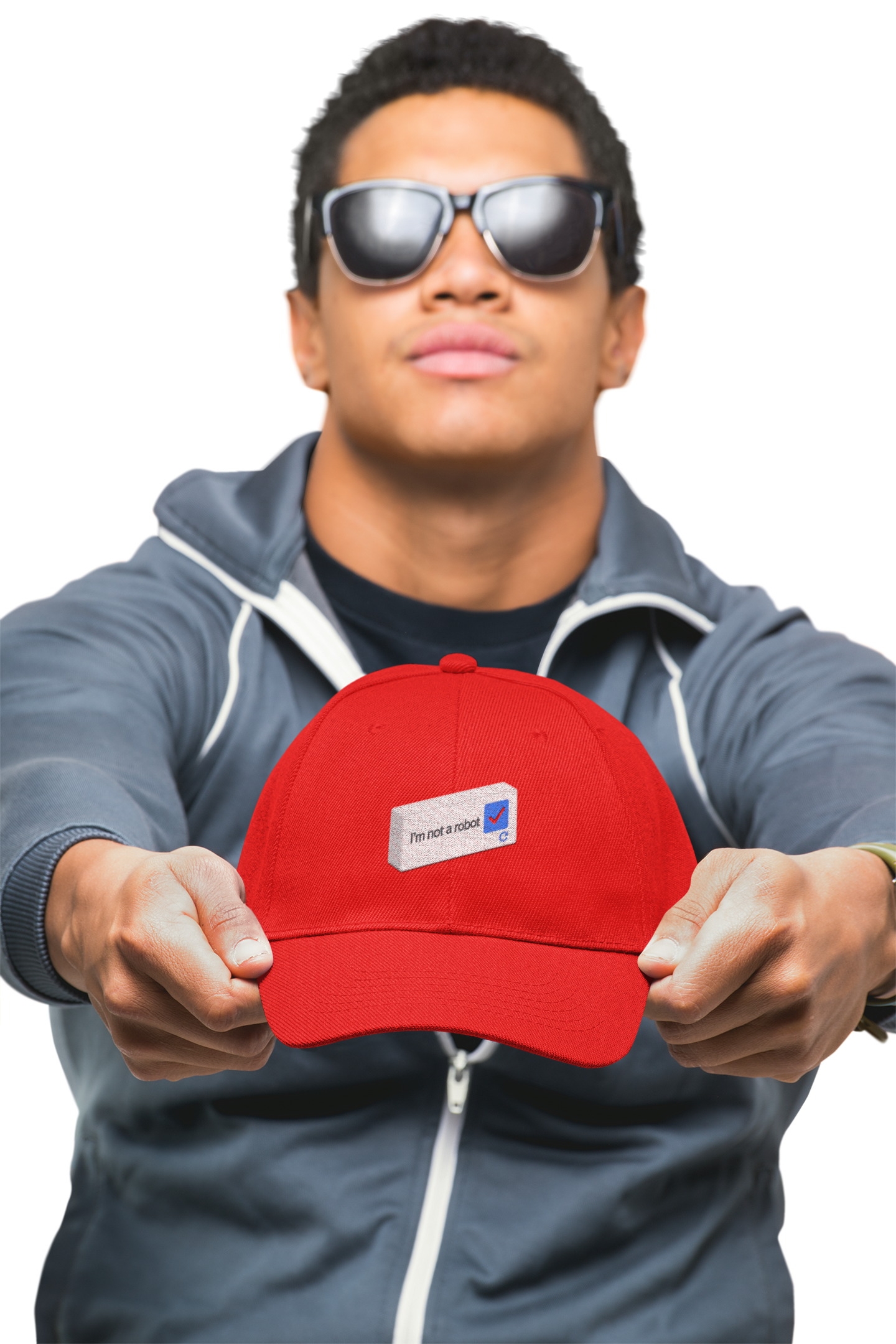 I'm Not a Robot checkbox cap | Low Profile Baseball Cap - Mutantur Labs LLC
