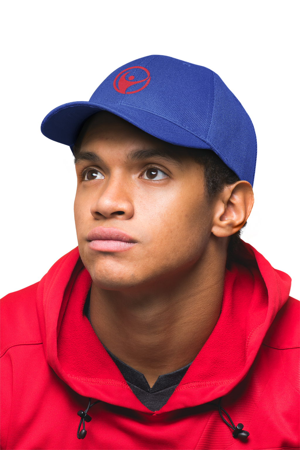 Intrepid Red Circular Logo Baseball Cap - Mutantur Labs LLC
