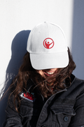 Intrepid Red Circular Logo Baseball Cap - Mutantur Labs LLC