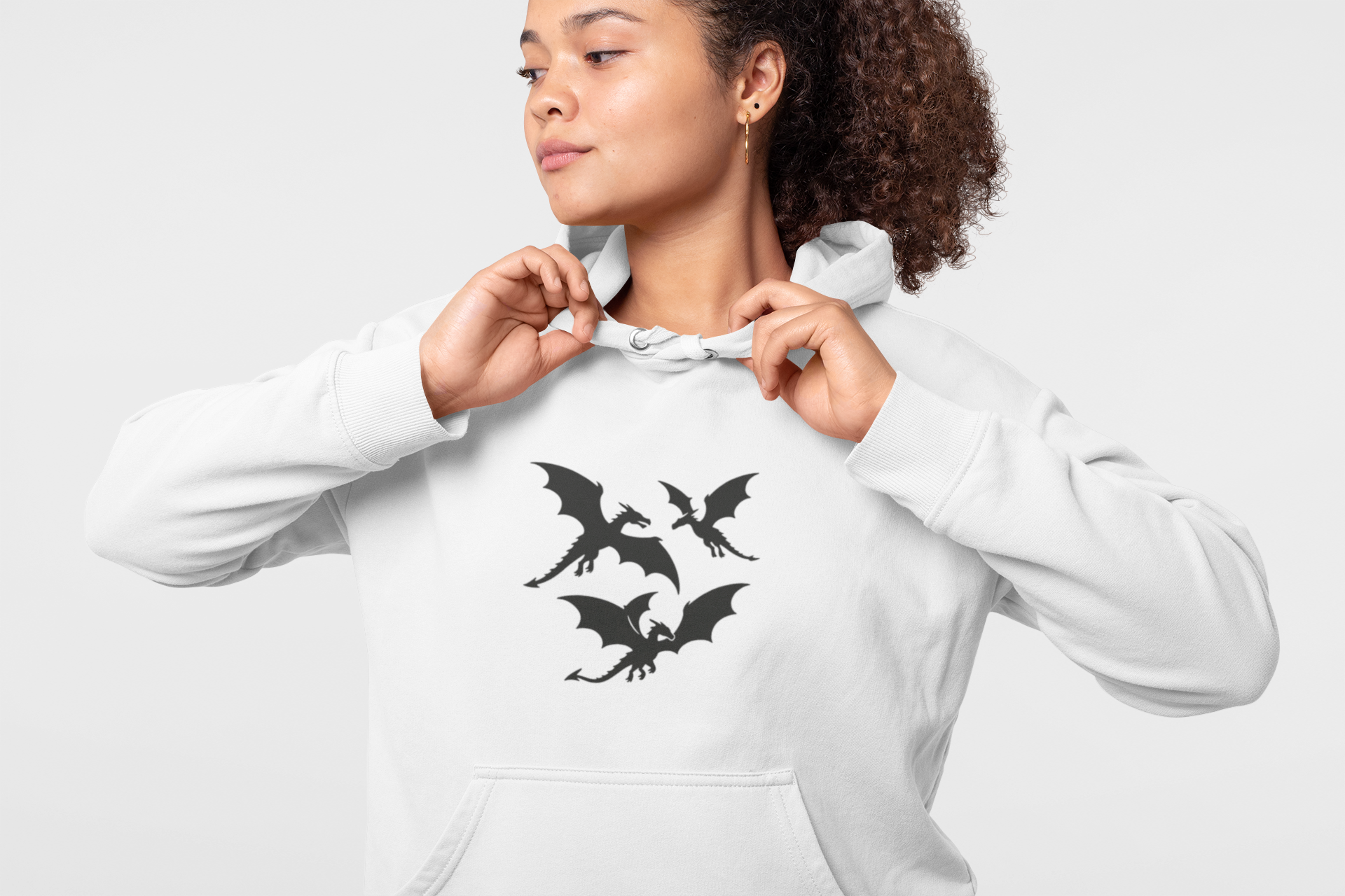 Mystical Dragon Sweatshirt — Unisex Hoodie for Gamers and Fantasy Fans - Mutantur Labs LLC