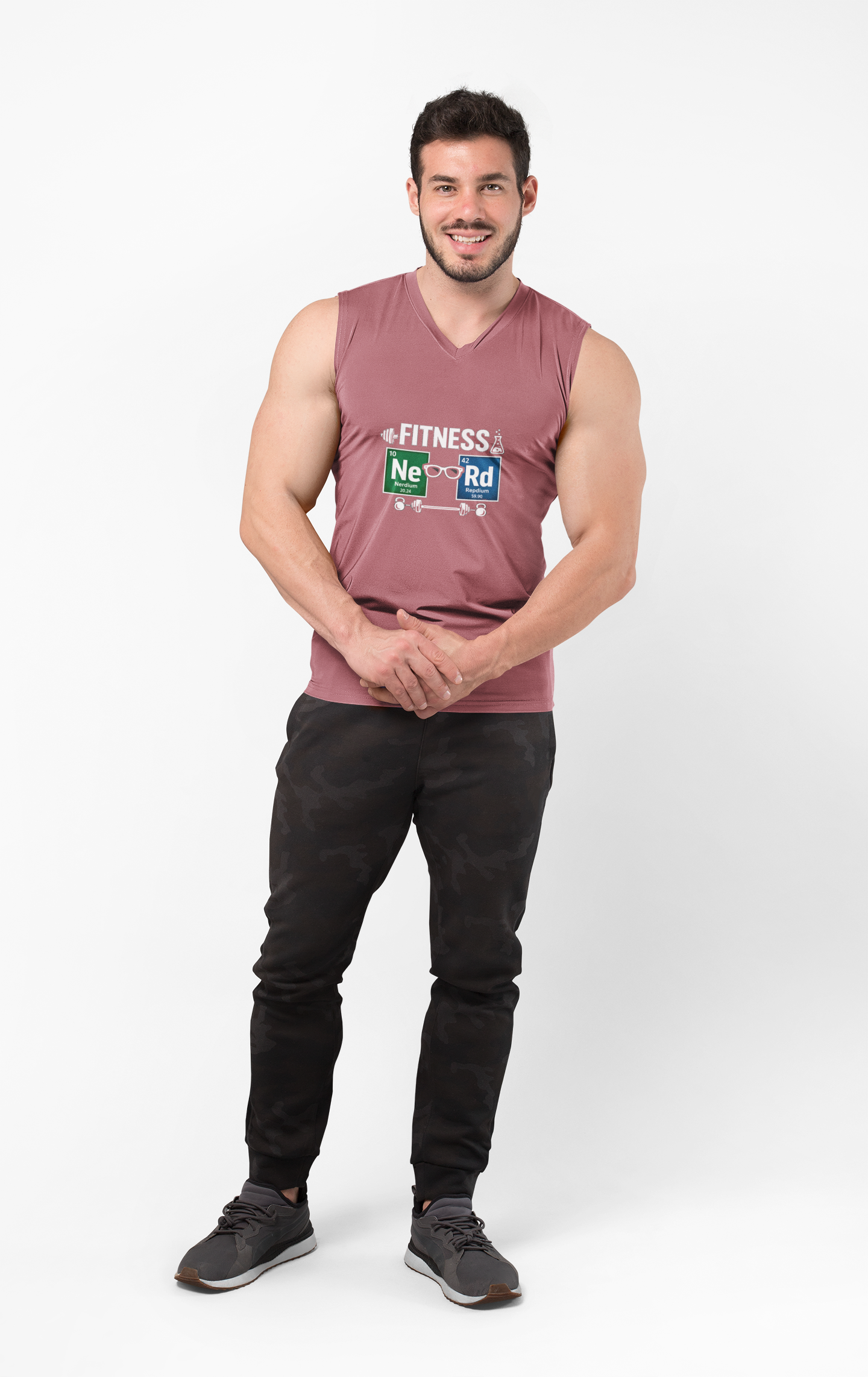 Geeky 'NeRd' Periodic Table Tank Top — Science & Fitness Nerd Graphic Tank - Mutantur Labs LLC