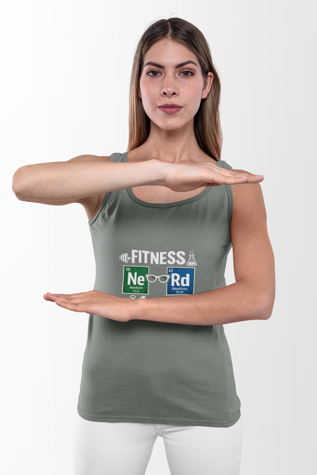Geeky 'NeRd' Periodic Table Tank Top — Science & Fitness Nerd Graphic Tank - Mutantur Labs LLC