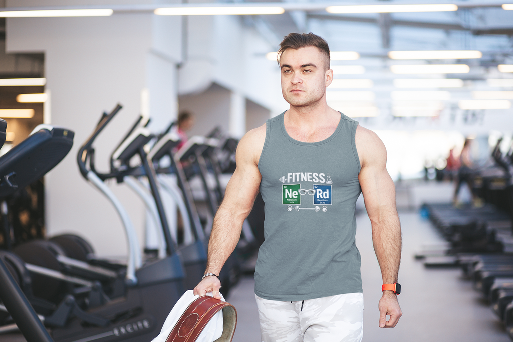 Geeky 'NeRd' Periodic Table Tank Top — Science & Fitness Nerd Graphic Tank - Mutantur Labs LLC