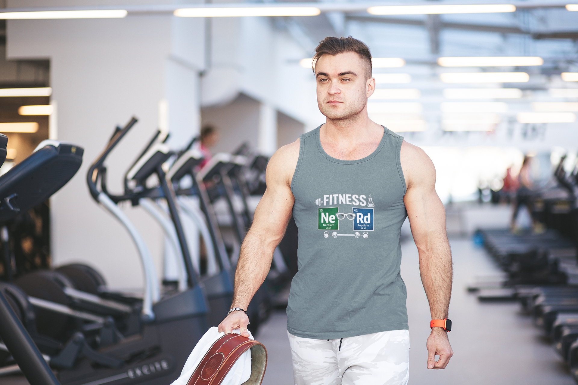 Geeky 'NeRd' Periodic Table Tank Top — Science & Fitness Nerd Graphic Tank - Mutantur Labs LLC