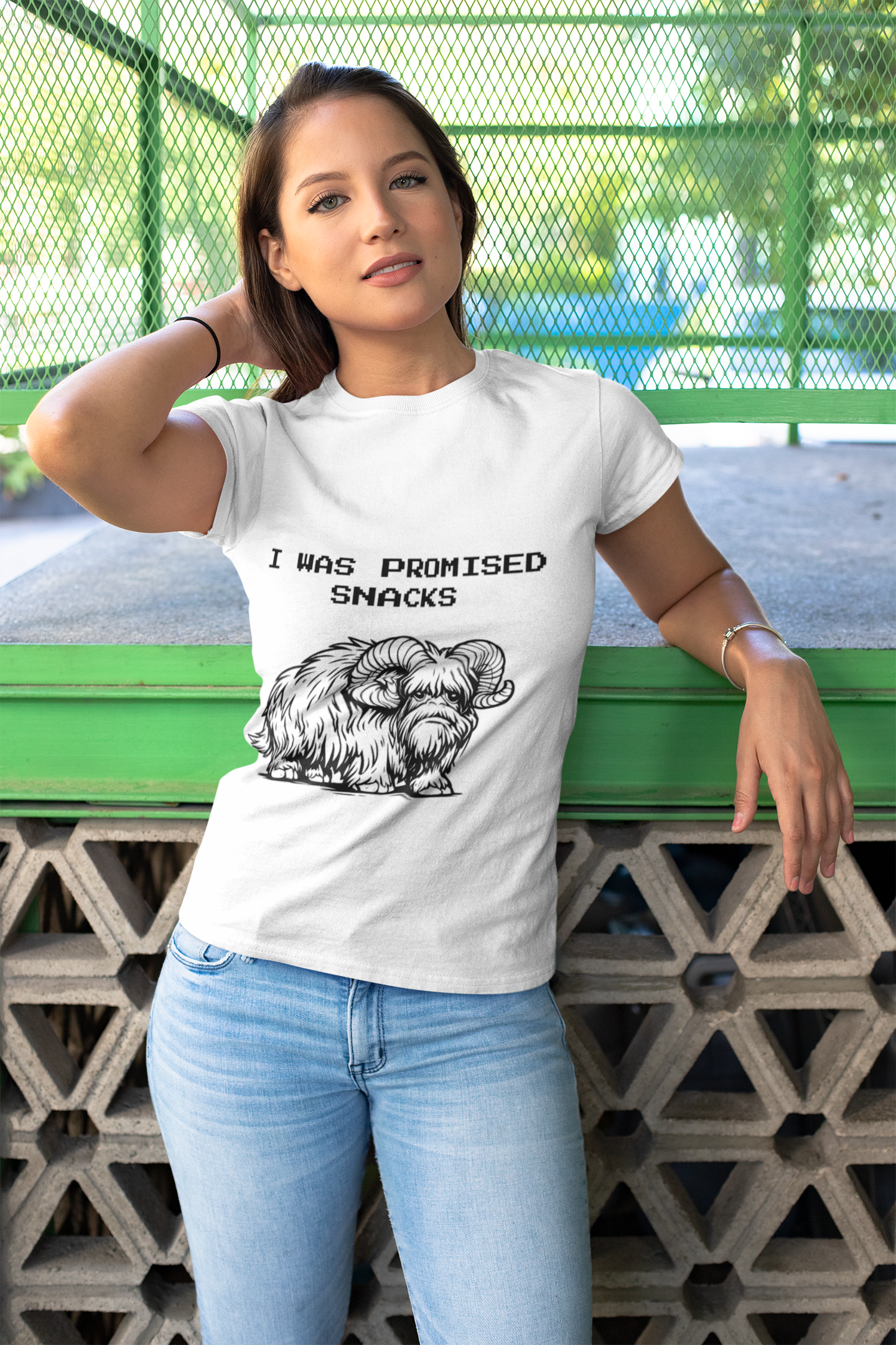 I Was Promised Snacks Tee — Cute Yak Graphic T-Shirt - Mutantur Labs LLC