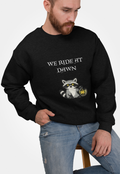 We Ride at Dawn Raccoon Crewneck Sweatshirt - Mutantur Labs LLC