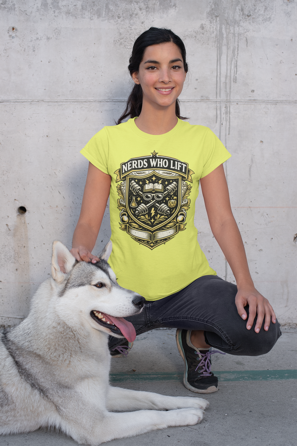 Nerds Who Lift Women’s Moisture Wicking Tee – Lightweight Fitness Nerd Performance Shirt - Mutantur Labs LLC