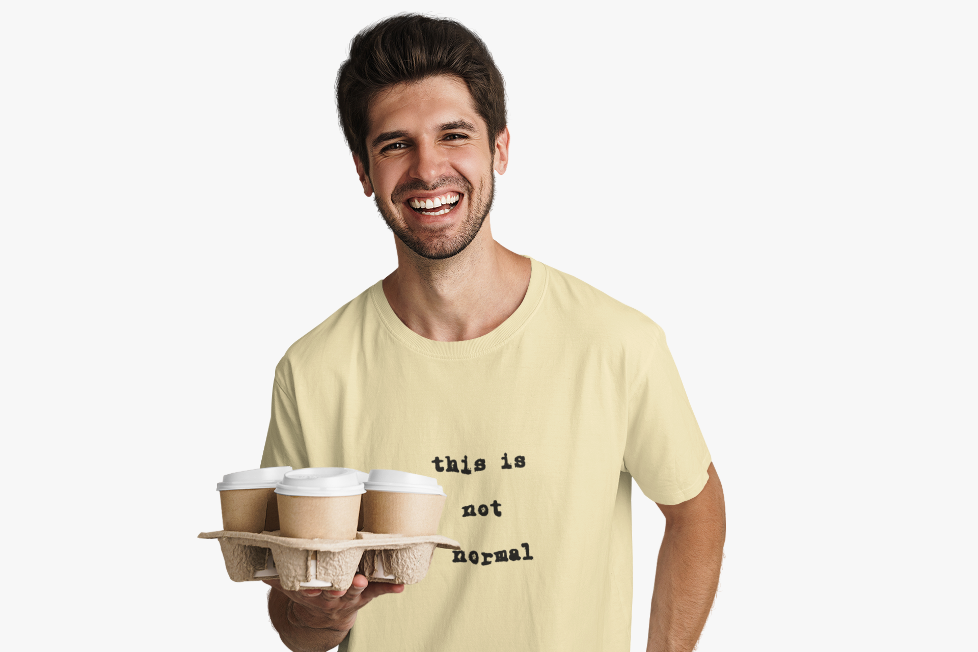 This is not normal Minimalist Statement Comfort Colors Tee - Mutantur Labs LLC