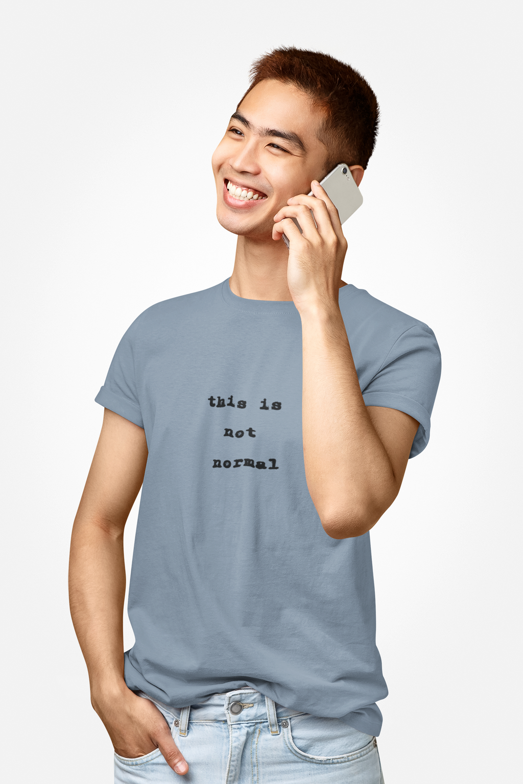 This is not normal Minimalist Statement Comfort Colors Tee - Mutantur Labs LLC