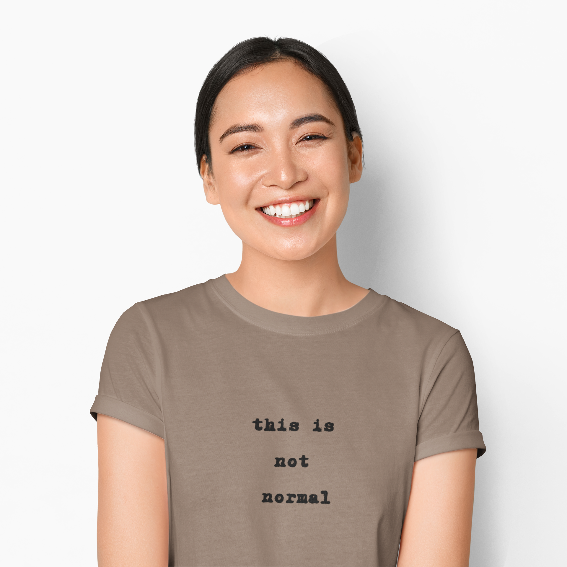 This is not normal Minimalist Statement Comfort Colors Tee - Mutantur Labs LLC